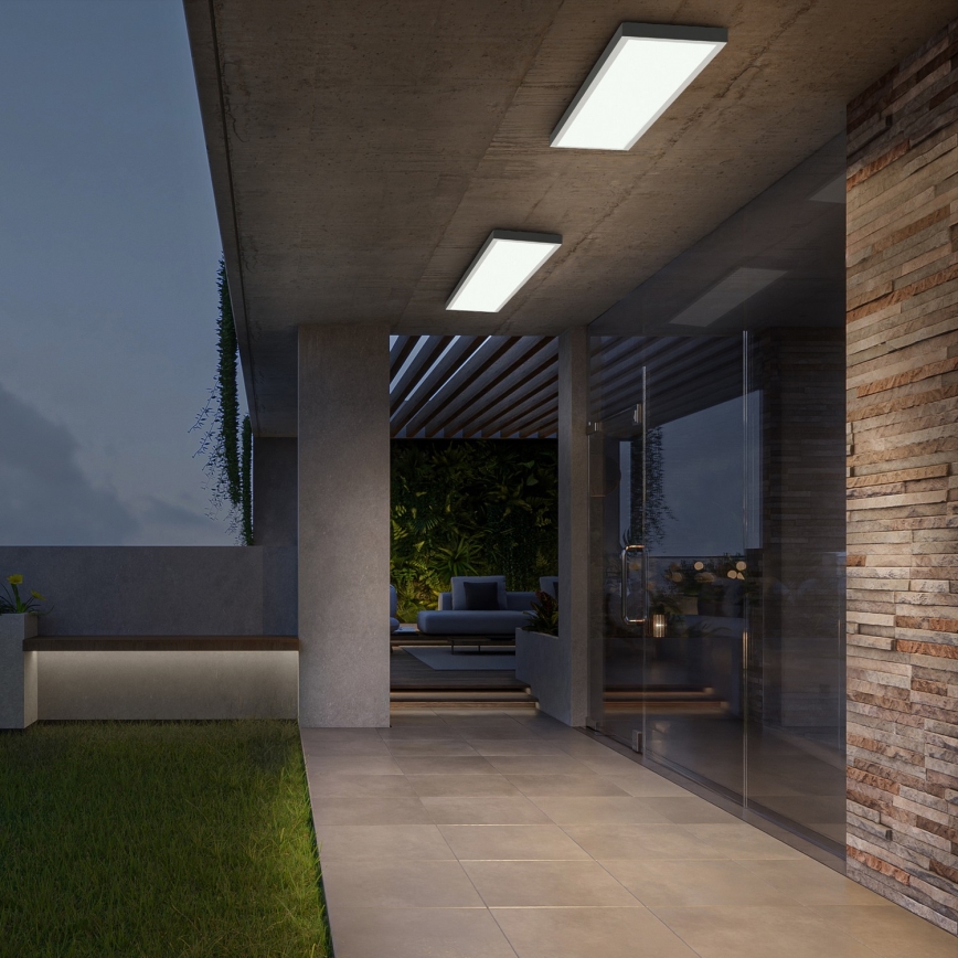 Brilagi - LED fürdőszobai mennyezeti lámpa FRAME LED/50W/230V 120x30 cm 3000/4000/6000K IP44 fehér