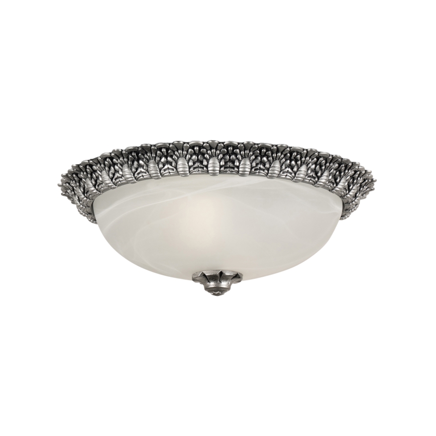 Brilagi - FRESCO mennyezeti lámpa 2xE27/40W/230V, átm. 30 cm, ezüstszínű