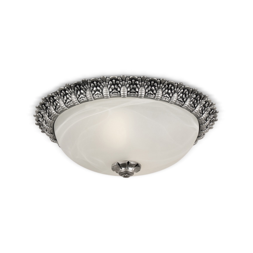Brilagi - FRESCO mennyezeti lámpa 2xE27/40W/230V, átm. 30 cm, ezüstszínű