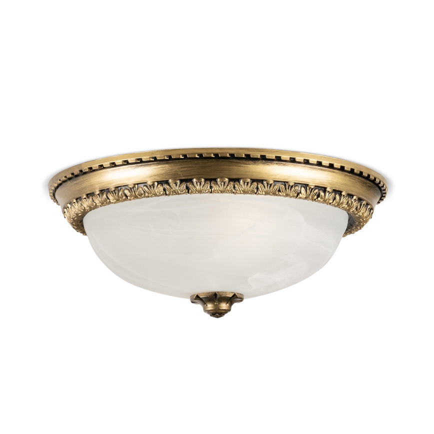 BRILAGI - FRESCO mennyezeti lámpa 2xE27/40W/230V átm. 30 cm sárgaréz