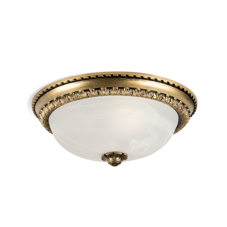 BRILAGI - FRESCO mennyezeti lámpa 2xE27/40W/230V átm. 30 cm sárgaréz