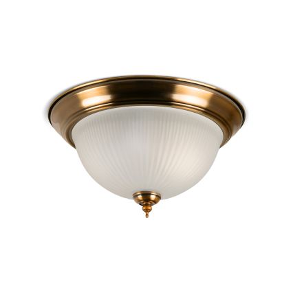 BRILAGI - FRESCO mennyezeti lámpatest, 2xE27/40W/230V, átm. 28 cm, sárgaréz