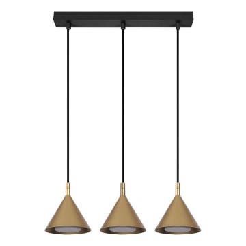 Brilagi - Függőlámpa kábellel CONE TRIPLE 3xGX53/15W/230V arany
