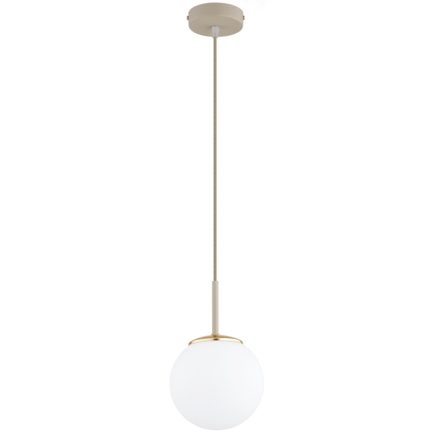 Brilagi - Függőlámpa kábellel MILO ECRU 1xE27/60W/230V bézs/arany