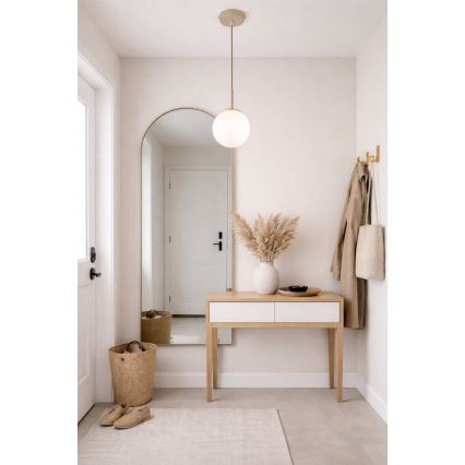 Brilagi - Függőlámpa kábellel MILO ECRU 1xE27/60W/230V bézs/arany