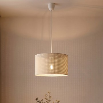 BRILAGI - Függőlámpa zsinóron SIRIJA MODERN 1xE27/60W/230V átm. 35 cm krémszínű