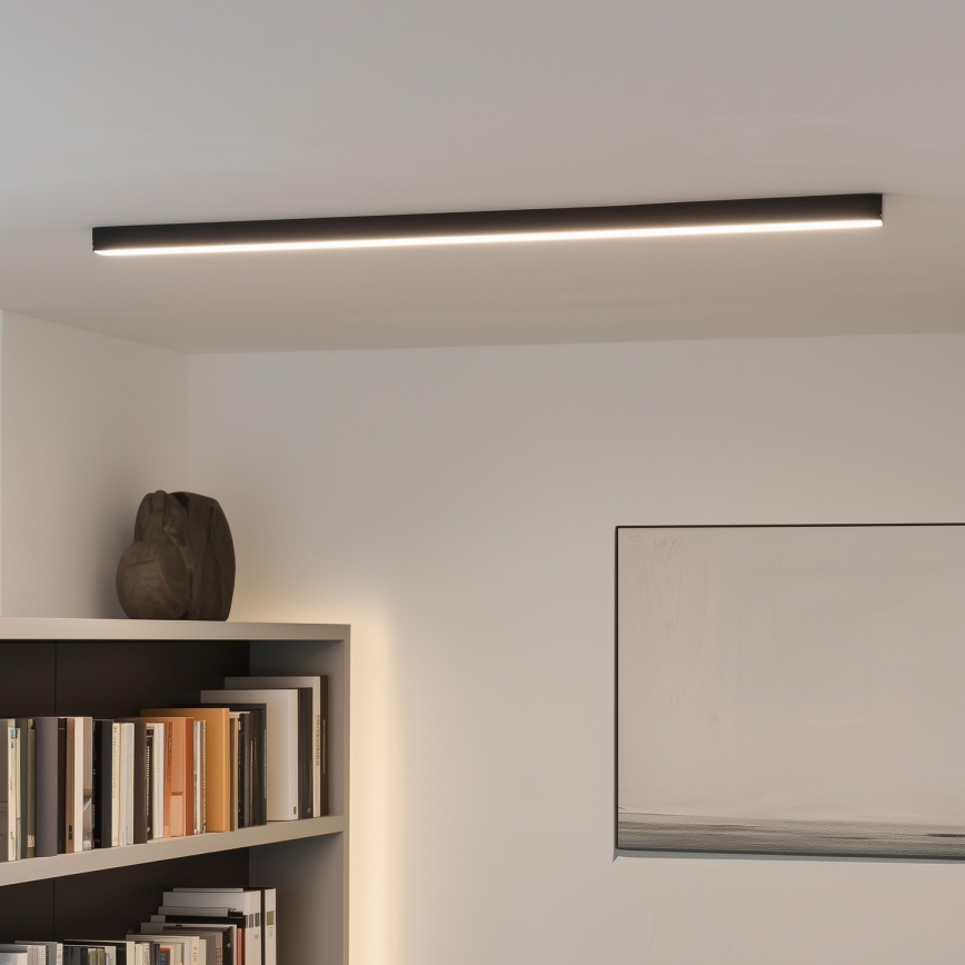 Brilagi - LED mennyezeti felületre szerelhető lámpatest FULLDAY LED/30/40/50W/230V 2700/4000/6000K 150 cm fekete