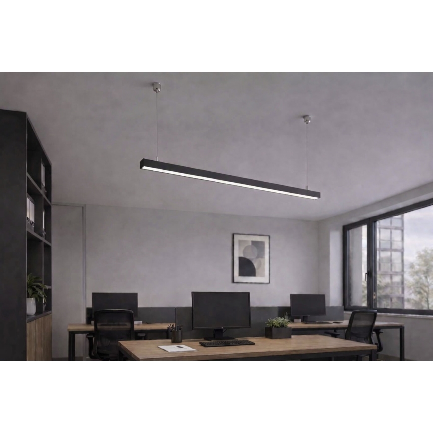 Brilagi - FULLDAY LED függeszték 20/30/40 W, 230 V, 2700/4000/6000 K, 120 cm, fekete