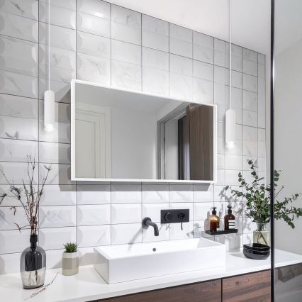 Brilagi - Fürdőszobai csillár zsinóron SELE AQUA 1xGU10/30W/230V IP44 fehér