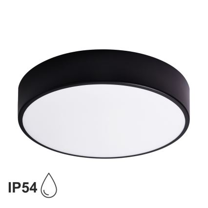 Brilagi - Fürdőszobai mennyezeti lámpa CLARE 3xE27/24W/230V átm. 40 cm fekete IP54
