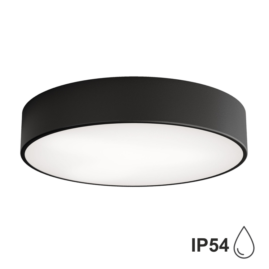 Brilagi - Fürdőszobai mennyezeti lámpa CLARE 3xE27/24W/230V átm. 40 cm fekete IP54