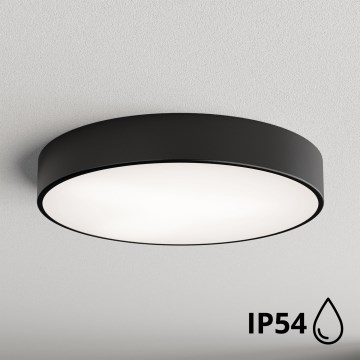 Brilagi - Fürdőszobai mennyezeti lámpa CLARE 4xE27/24W/230V Ø 50 cm IP54 fekete