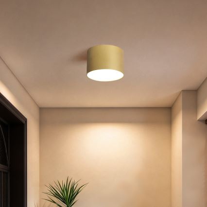 BRILAGI - Fürdőszobai mennyezeti lámpa FORIS LED/9W/230V átm. 9 cm arany IP44 CRI 90