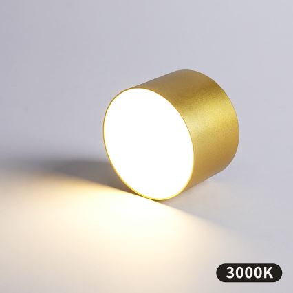 BRILAGI - Fürdőszobai mennyezeti lámpa FORIS LED/9W/230V átm. 9 cm arany IP44 CRI 90