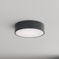 Brilagi - Fürdőszobai mennyezeti lámpa mozgás- és alkonyérzékelővel CLARE, 2xE27/24W/230V, Ø 30 cm, antracit, IP54