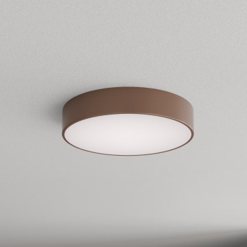 Brilagi - Fürdőszobai mennyezeti lámpa mozgás- és alkonyérzékelővel CLARE 3xE27/24W/230V átm. 40 cm barna IP54