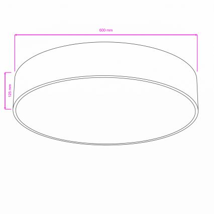 Brilagi - Fürdőszobai mennyezeti lámpa POOL 5xE27/15W/230V Ø 60 cm IP54 fehér