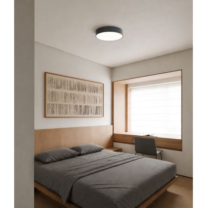 Brilagi - Fürdőszobai mennyezeti lámpatest CLARE 3xE27/24W/230V átmérő 40 cm antracit IP54