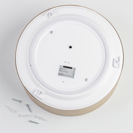 Brilagi - Fürdőszobai mennyezeti lámpatest POOL 2xE27/15W/230V átm. 30 cm IP54 bézs