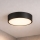 Brilagi - Fürdőszobai mennyezeti lámpatest POOL 4xE27/15W/230V átmérő 50 cm IP54 fekete