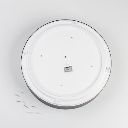 Brilagi - Fürdőszobai mennyezeti lámpatest POOL 4xE27/15W/230V átmérő 50 cm IP54 fekete