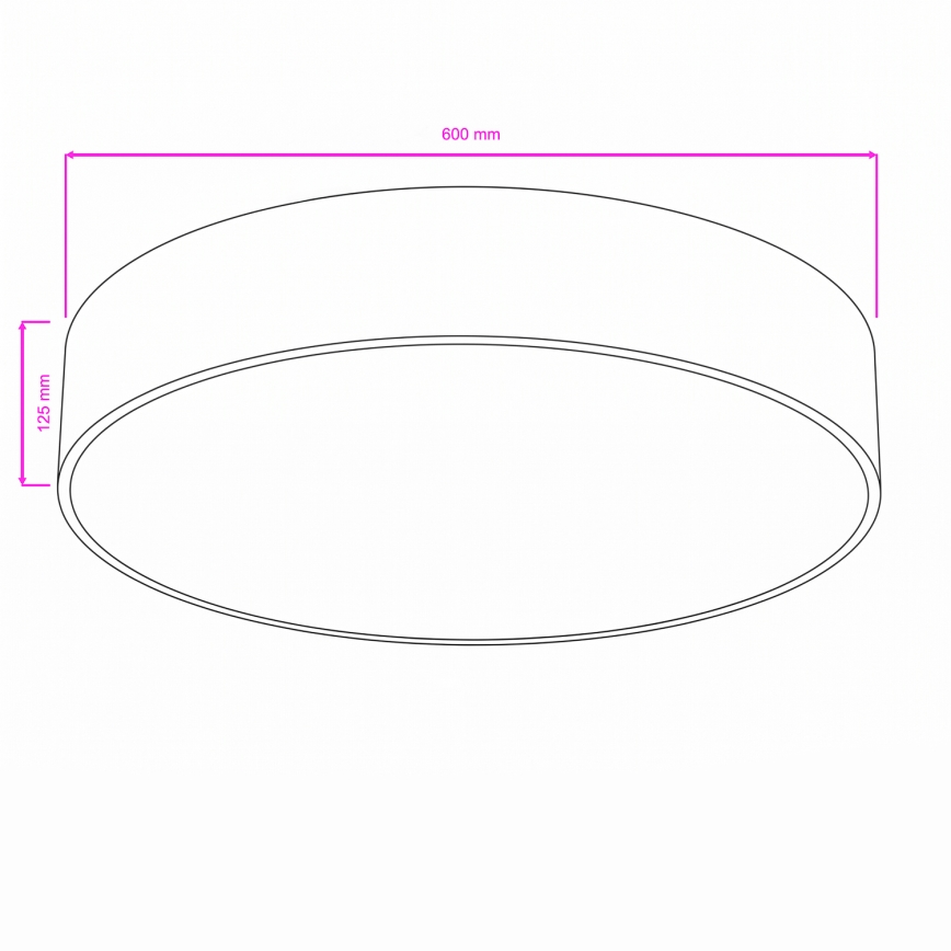 Brilagi - Fürdőszobai mennyezeti lámpatest POOL 5xE27/15W/230V átmérő 60 cm IP54 bézs