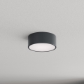 Brilagi - Fürdőszobai mennyezeti világítótest mozgás- és alkonyatérzékelővel CLARE 1xE27/24W/230V átm. 20 cm antracit IP54