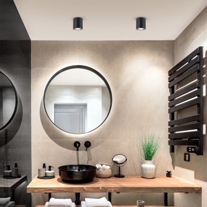 Brilagi - Fürdőszobai spotlámpa MIA 1xGU10/30W/230V 84x80 mm fekete IP54