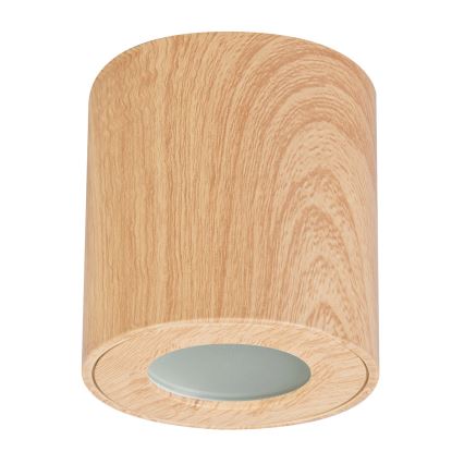 Brilagi - Fürdőszobai spotlámpa MIA 1xGU10/30W/230V 84x80 mm tölgy dekor IP44