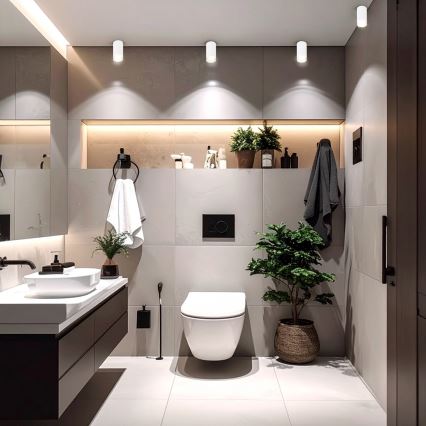 Brilagi - Fürdőszobai spotlámpa SELE 1xGU10/30W/230V IP44 fehér