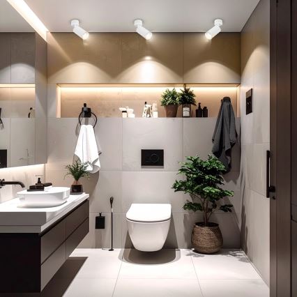 Brilagi - Fürdőszobai spotlámpa SELE 1xGU10/30W/230V IP44 fehér