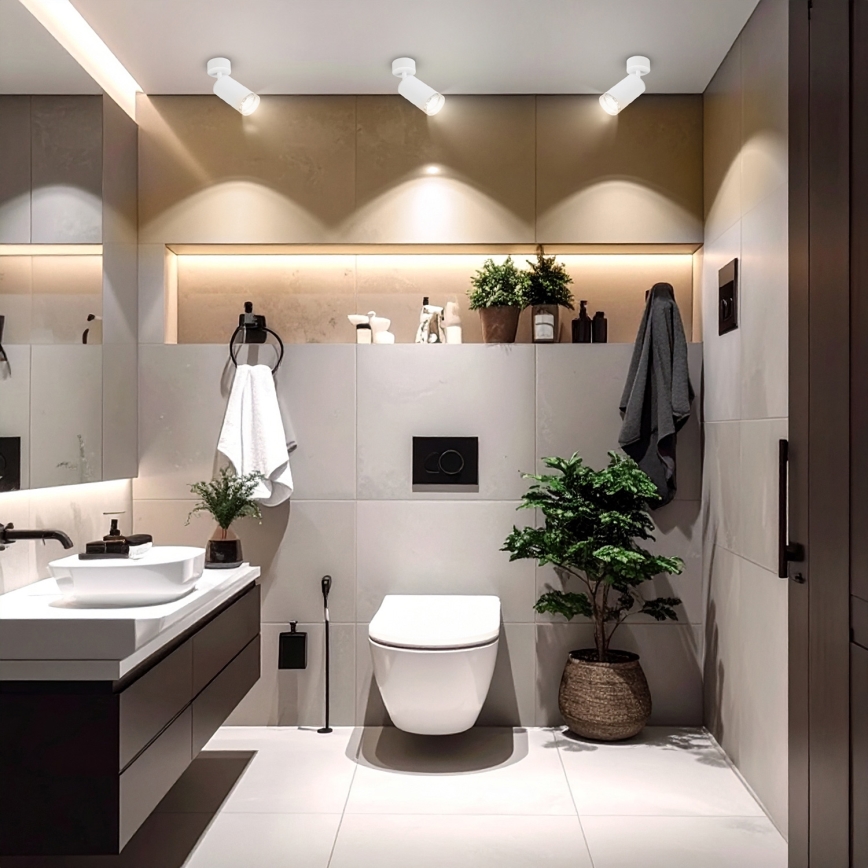 Brilagi - Fürdőszobai spotlámpa SELE 1xGU10/30W/230V IP44 fehér