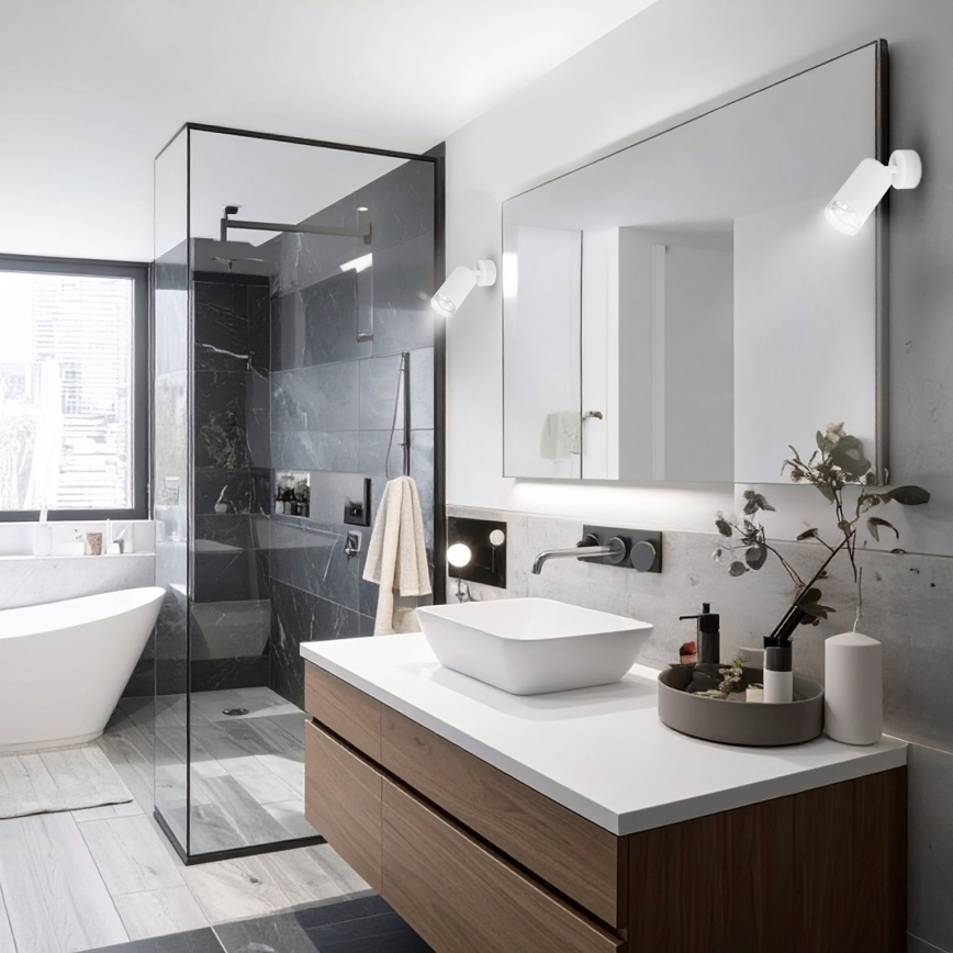 Brilagi - Fürdőszobai spotlámpa SELE 1xGU10/30W/230V IP44 fehér