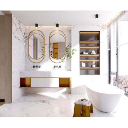 Brilagi - Fürdőszobai spotlámpa SELE 1xGU10/30W/230V IP44 fekete