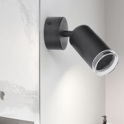Brilagi - Fürdőszobai spotlámpa SELE 1xGU10/30W/230V IP44 fekete