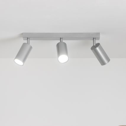 Brilagi - Fürdőszobai spotlámpa SELE 3xGU10/30W/230V IP44 ezüst