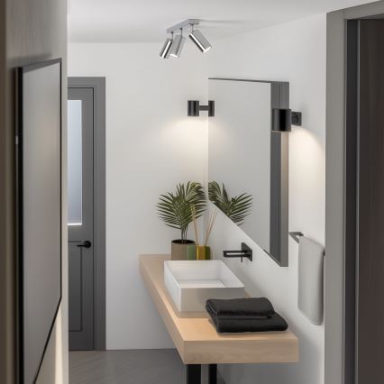 Brilagi - Fürdőszobai spotlámpa SELE 3xGU10/30W/230V IP44 fényezett króm