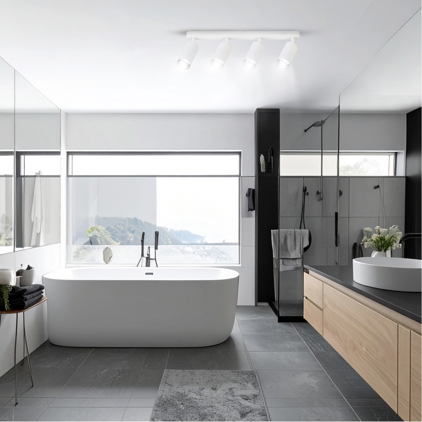 Brilagi - Fürdőszobai spotlámpa SELE 4xGU10/30W/230V IP44 fehér