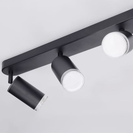 Brilagi - Fürdőszobai spotlámpa SELE 4xGU10/30W/230V IP44 fekete