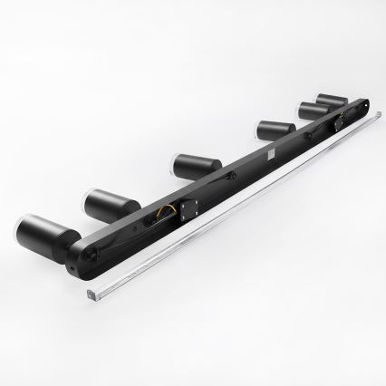 Brilagi - Fürdőszobai spotlámpa SELE 6xGU10/30W/230V IP44 fekete