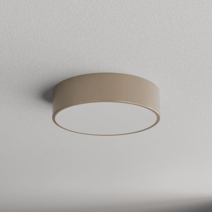 Brilagi - CLARE érzékelővel szerelt fürdőszobai mennyezeti lámpa 2xE27/24W/230V Ø 30 cm IP54 bézs
