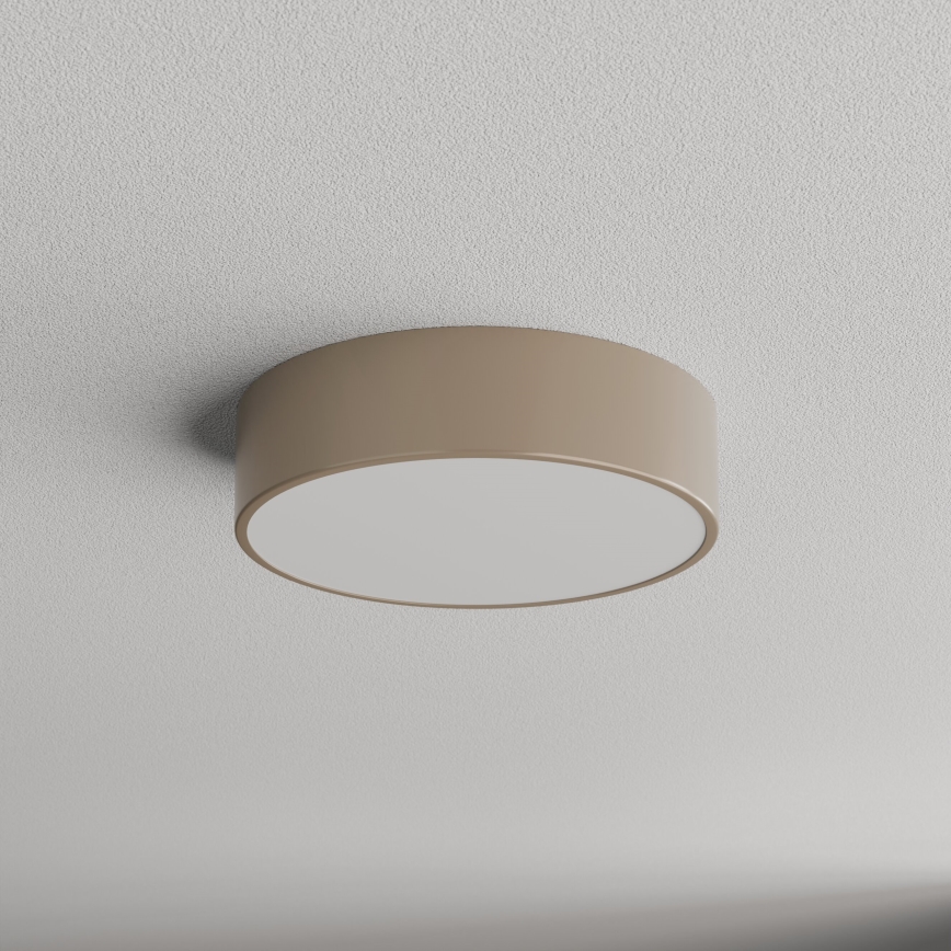 Brilagi - CLARE érzékelővel szerelt fürdőszobai mennyezeti lámpa 2xE27/24W/230V Ø 30 cm IP54 bézs