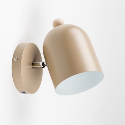 Brilagi - GALLION fali spotlámpa 1xE27/15W/230V bézs