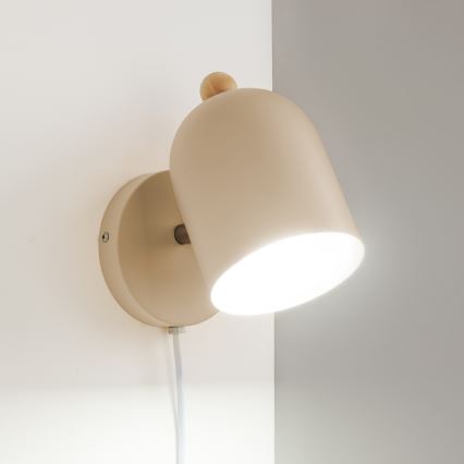 Brilagi - GALLION fali spotlámpa 1xE27/15W/230V bézs