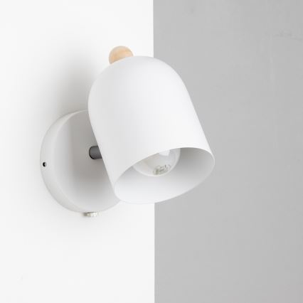 Brilagi - GALLION fali spotlámpa 1xE27/15W/230V fehér