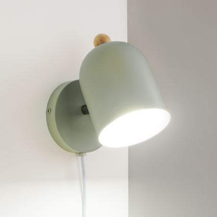Brilagi - GALLION fali spotlámpa 1xE27/15W/230V zöld