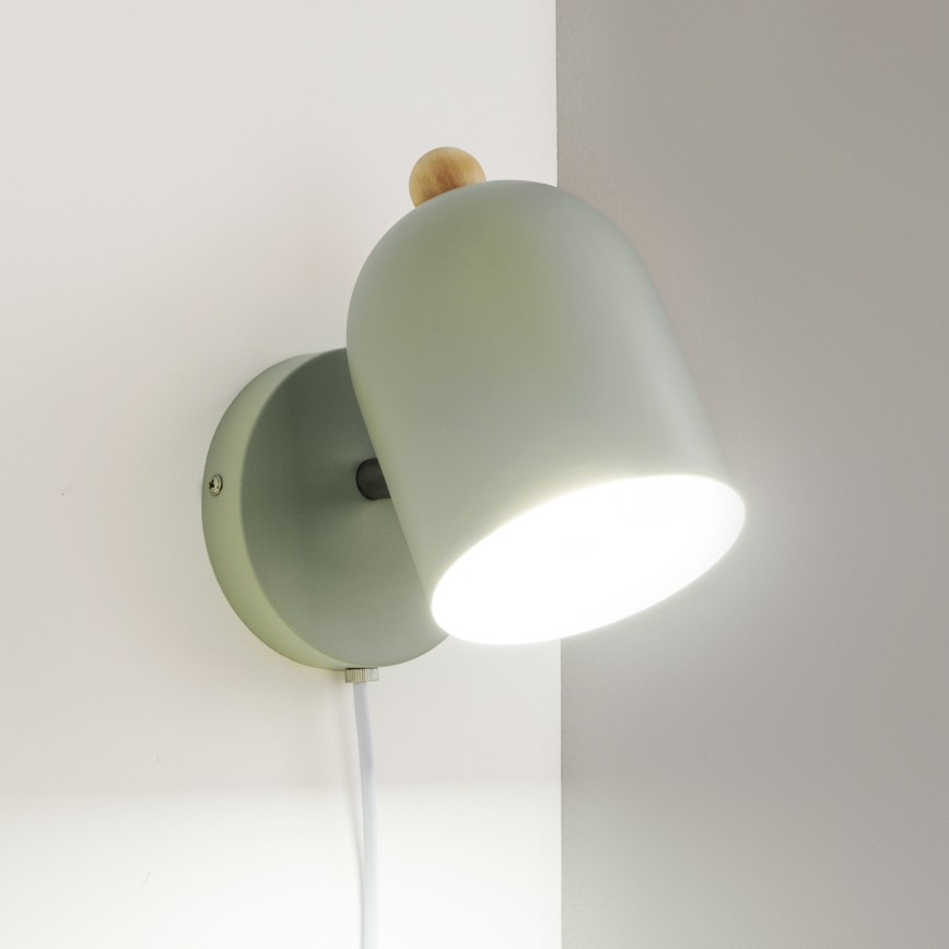 Brilagi - GALLION fali spotlámpa 1xE27/15W/230V zöld
