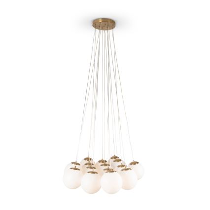 Brilagi - GLOBE kábeles csillár 15xE14/15W/230V fehér