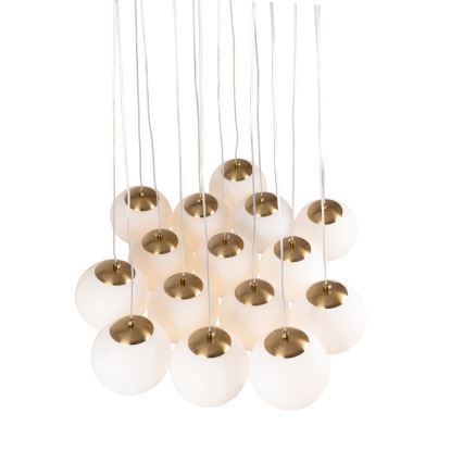 Brilagi - GLOBE kábeles csillár 15xE14/15W/230V fehér