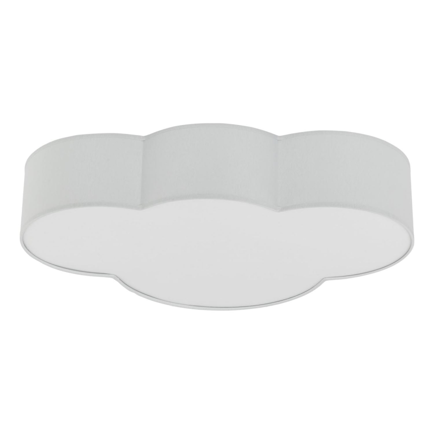 Brilagi - Gyerekszobai mennyezeti lámpa NIMBUS 4xE27/15W/230V 46x63 cm szürke